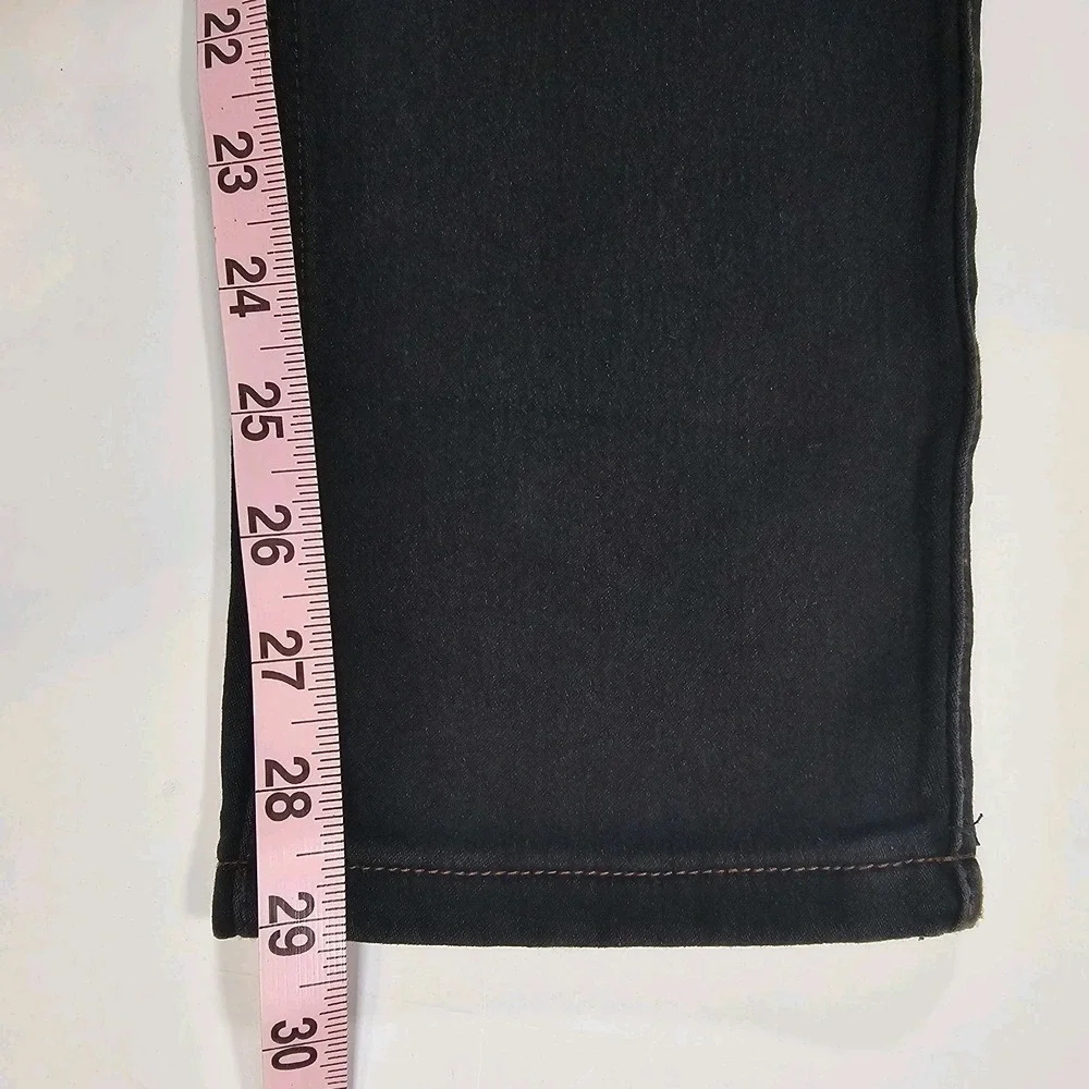 The Unbranded 3XL Brand Slim Fit‎ Black Jean W/colorful Liner. Size See Pictures